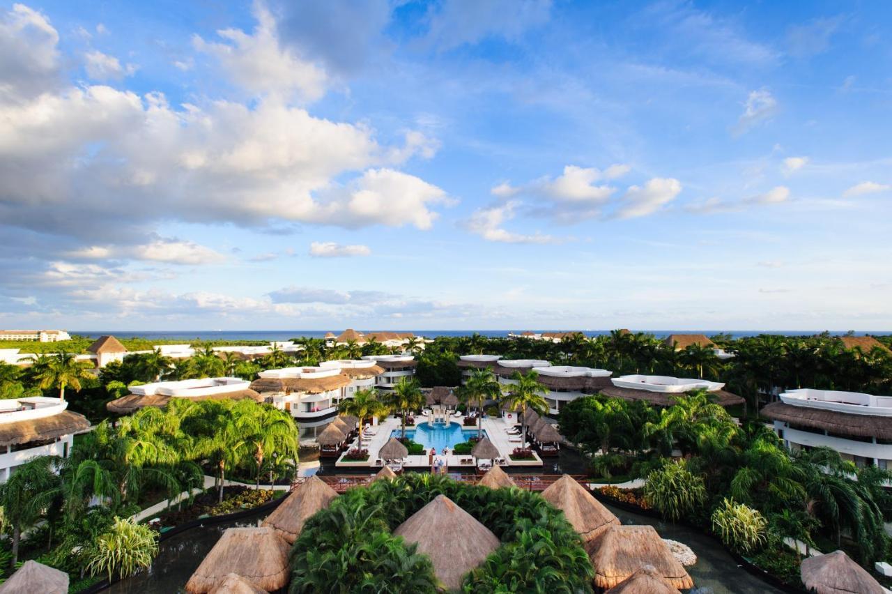 Grand Sunset Princess Playa del Carmen Exteriér fotografie Aerial view of the resort