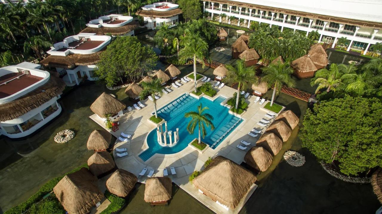 Grand Sunset Princess Playa del Carmen Exteriér fotografie Aerial view of the resort